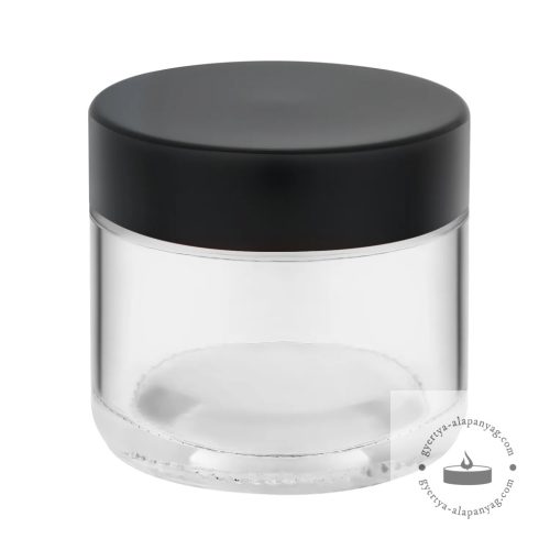 Átlátszó üveg 60 ml